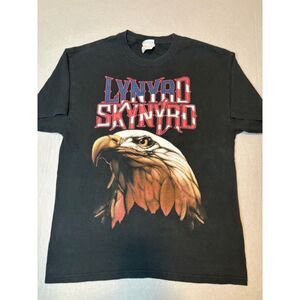 Lynyrd Skynyrd Rowdy Frynds Eagle T Shirt Large Retro Unique Free Ship EUC